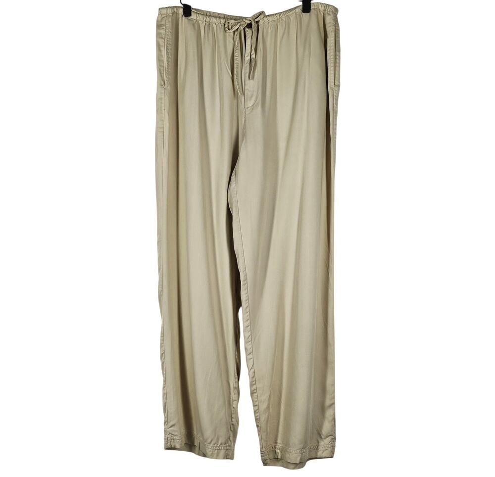 SHAVER LAKE AUTHENTIC CASUALS WOMEN'S BEIGE RELAXED-FIT PANTS SIZE XL STYLE 7753